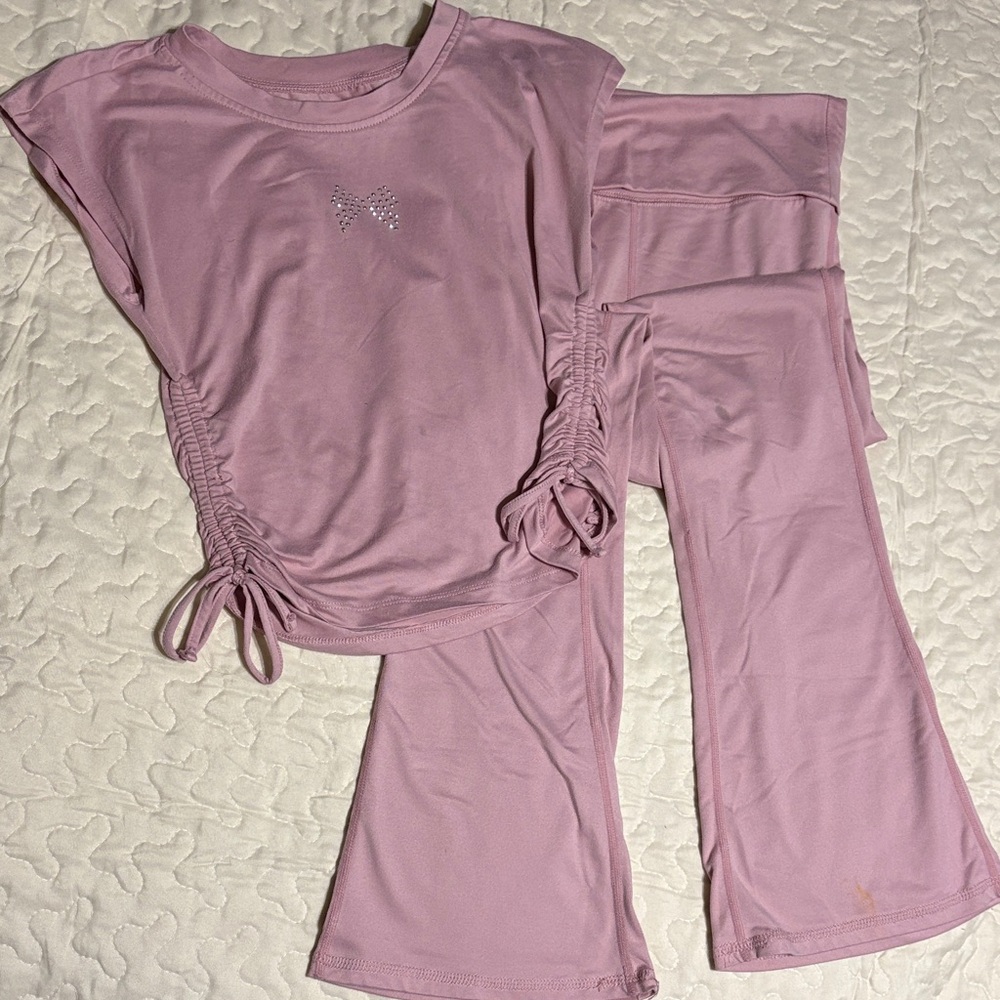 Girl’s Pink Loungewear Set
